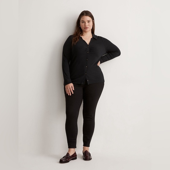 Madewell Denim - NWT Madewell 10" High Rise Skinny Jeans Black Size 18W